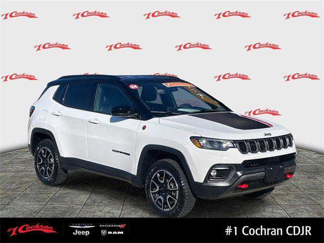 used 2024 Jeep Compass car, priced at $25,287