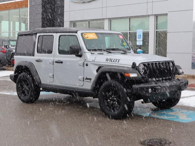 used 2022 Jeep Wrangler Unlimited car, priced at $30,871