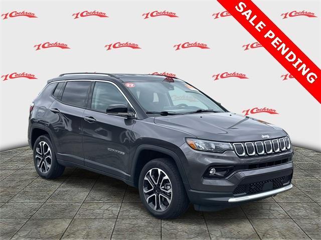used 2022 Jeep Compass car, priced at $21,787