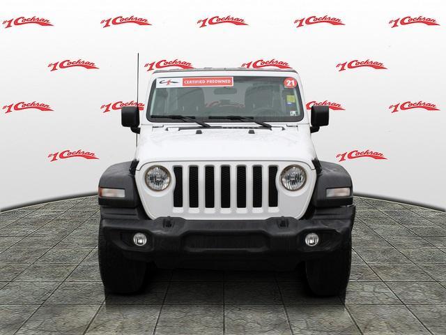 used 2021 Jeep Wrangler Unlimited car, priced at $24,487