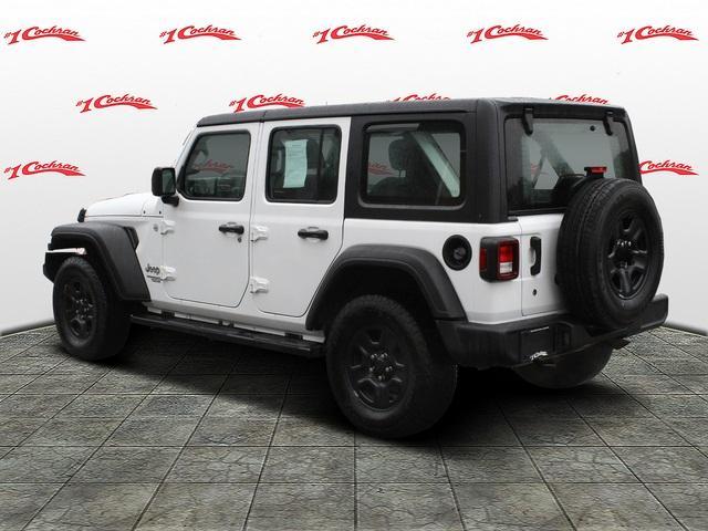 used 2021 Jeep Wrangler Unlimited car, priced at $24,487