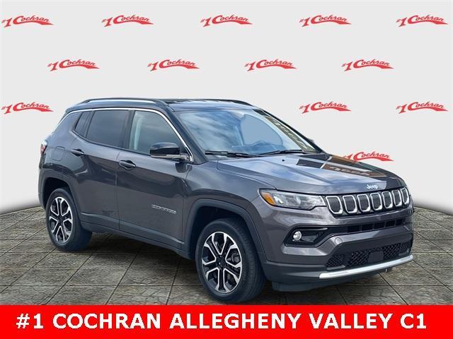 used 2022 Jeep Compass car, priced at $25,498