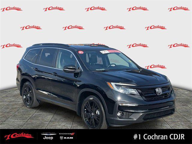 used 2021 Honda Pilot car, priced at $26,260