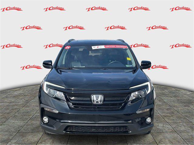 used 2021 Honda Pilot car, priced at $24,987