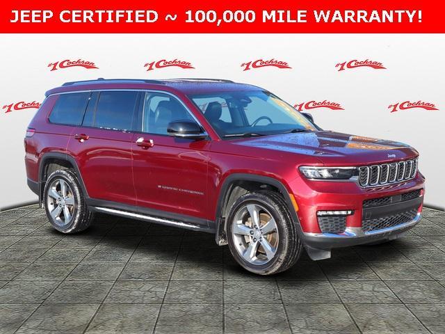 used 2022 Jeep Grand Cherokee L car, priced at $33,387