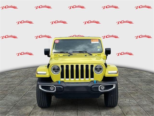 used 2022 Jeep Wrangler Unlimited 4xe car, priced at $34,985