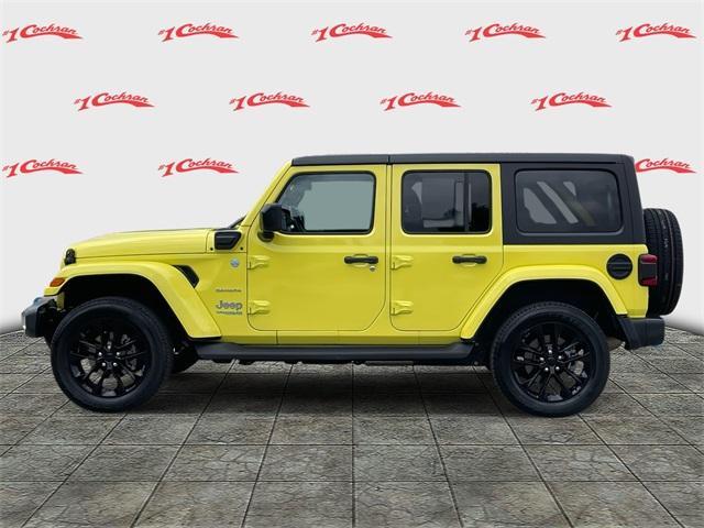 used 2022 Jeep Wrangler Unlimited 4xe car, priced at $34,985