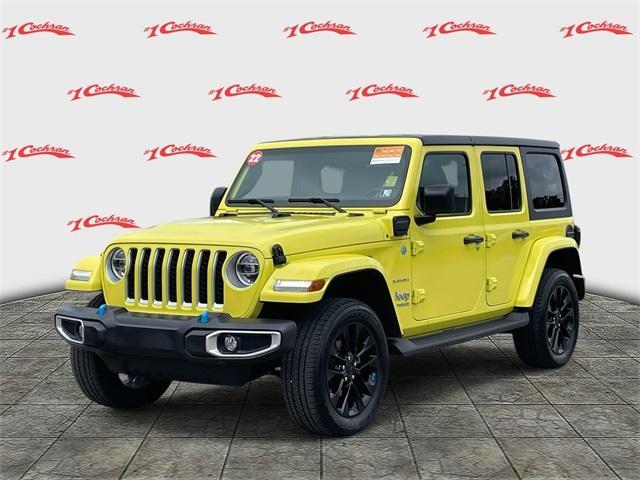 used 2022 Jeep Wrangler Unlimited 4xe car, priced at $34,985