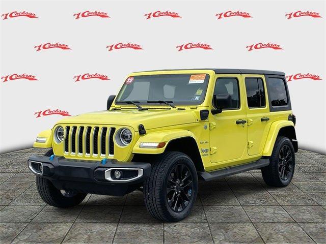 used 2022 Jeep Wrangler Unlimited 4xe car, priced at $29,987