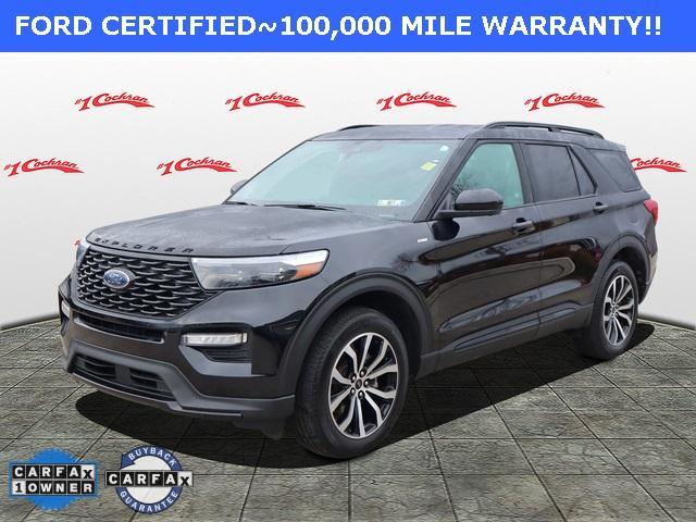 used 2022 Ford Explorer car, priced at $34,093