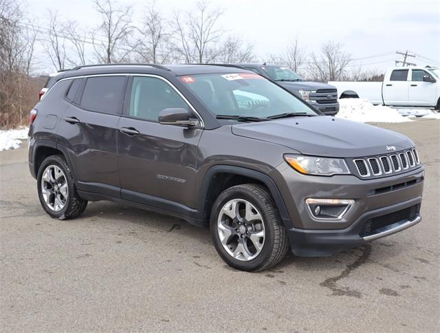 used 2018 Jeep Compass car, priced at $18,887