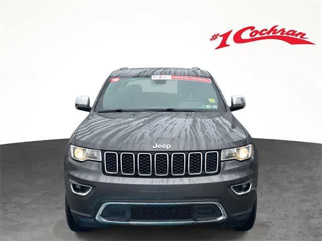 used 2018 Jeep Grand Cherokee car, priced at $17,187