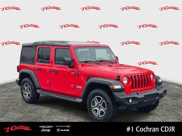 used 2018 Jeep Wrangler Unlimited car, priced at $18,858