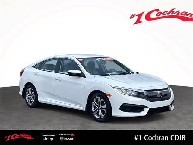 used 2016 Honda Civic car, priced at $17,487