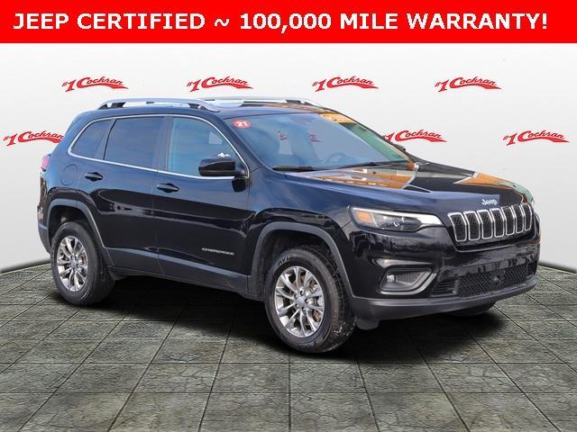 used 2021 Jeep Cherokee car, priced at $23,971