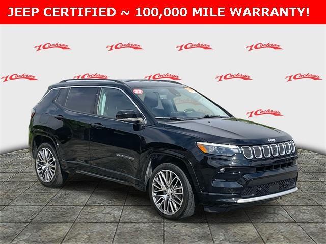 used 2022 Jeep Compass car, priced at $24,287