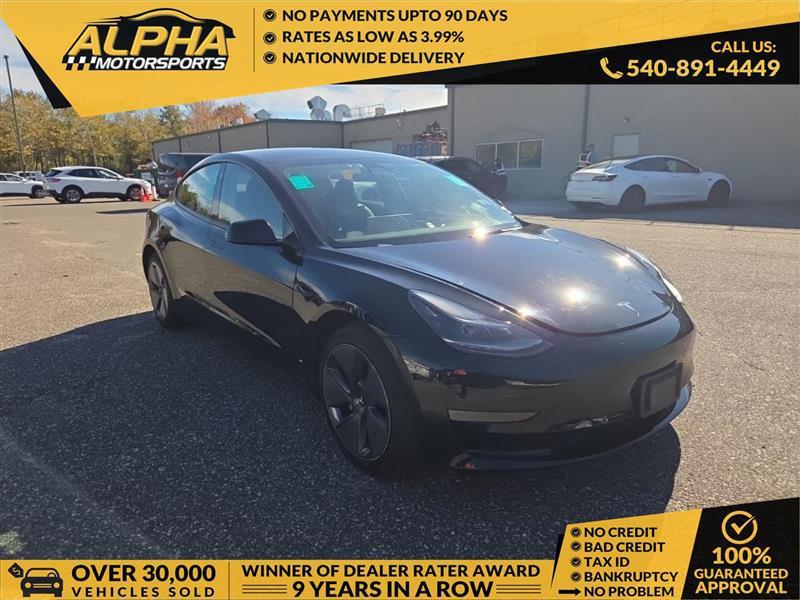 used 2022 Tesla Model 3 car, priced at $19,900