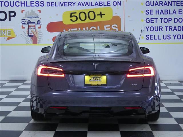 used 2021 Tesla Model S car, priced at $57,000