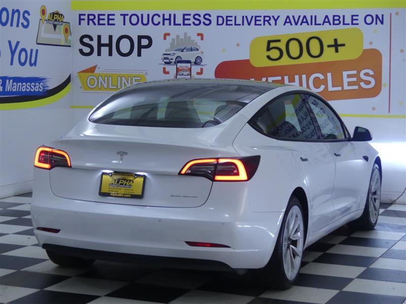 used 2022 Tesla Model 3 car, priced at $23,500