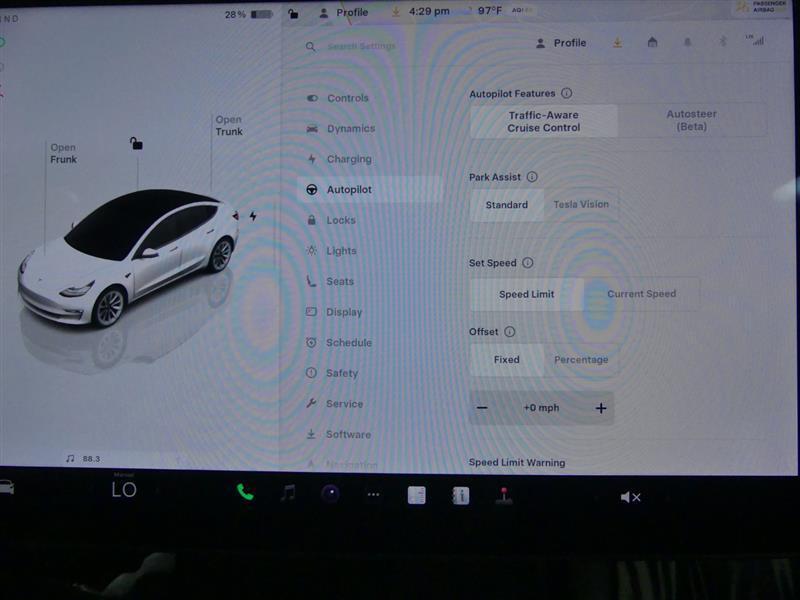 used 2022 Tesla Model 3 car, priced at $23,500