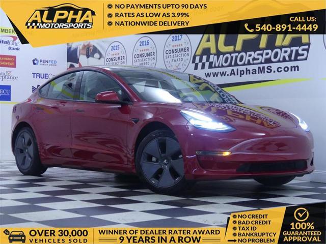 used 2021 Tesla Model 3 car, priced at $22,900