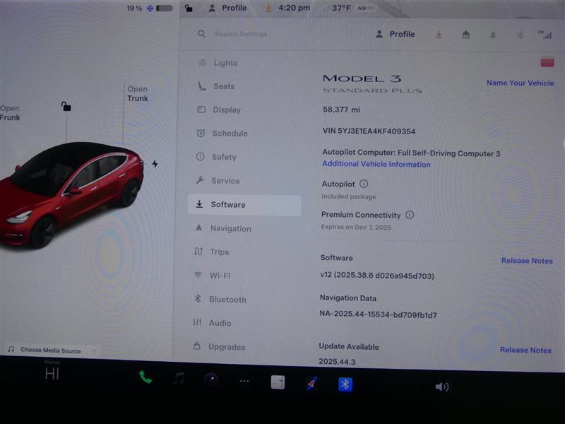 used 2019 Tesla Model 3 car, priced at $18,500