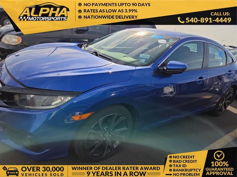 used 2020 Honda Civic car, priced at $16,900