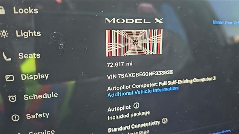 used 2022 Tesla Model X car, priced at $44,750