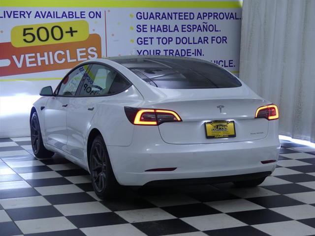 used 2021 Tesla Model 3 car, priced at $23,700