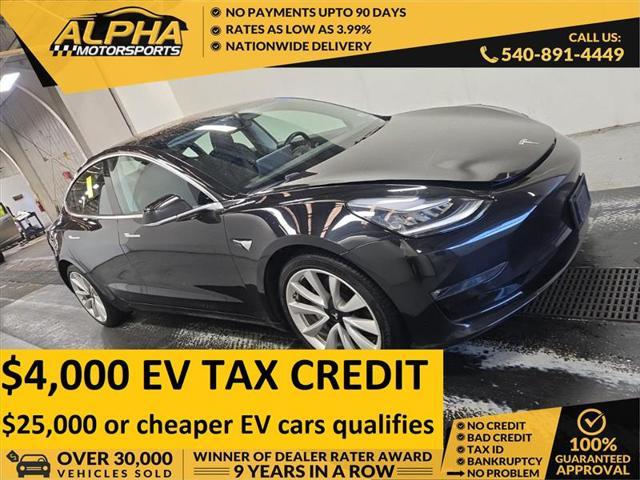 used 2018 Tesla Model 3 car, priced at $17,400