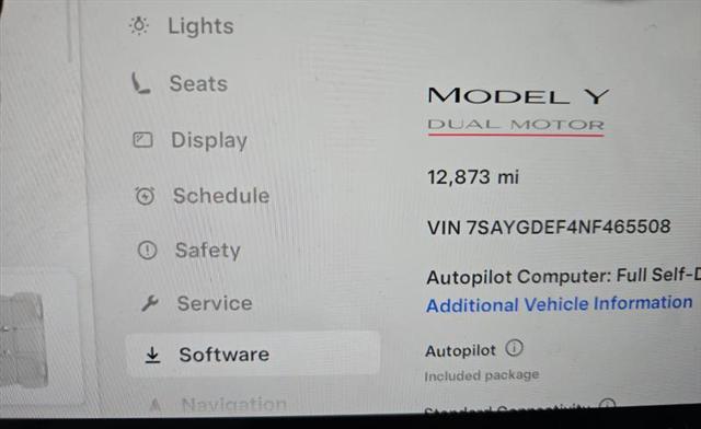 used 2022 Tesla Model Y car