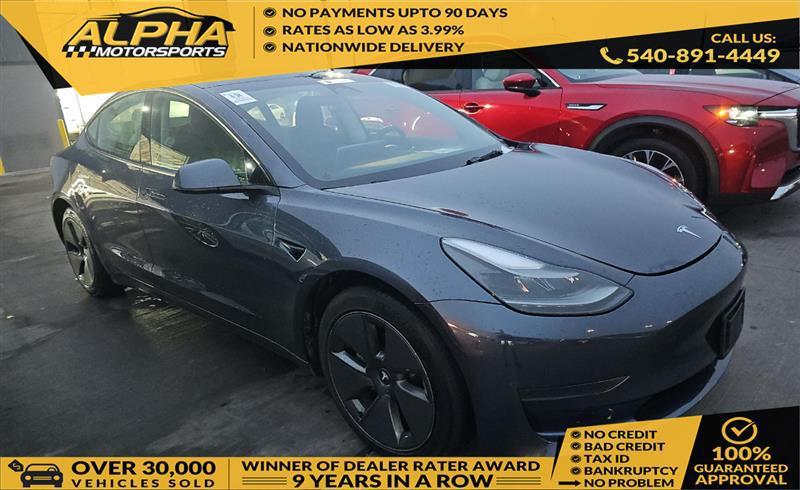 used 2023 Tesla Model 3 car, priced at $21,000