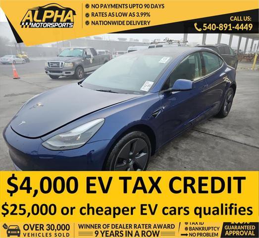 used 2023 Tesla Model 3 car, priced at $24,500