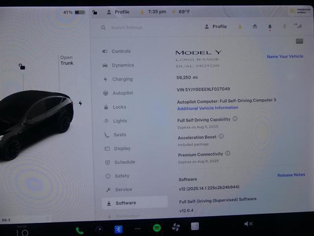 used 2020 Tesla Model Y car, priced at $21,900