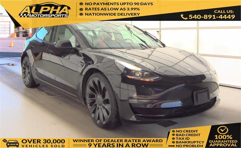 used 2022 Tesla Model 3 car, priced at $24,500