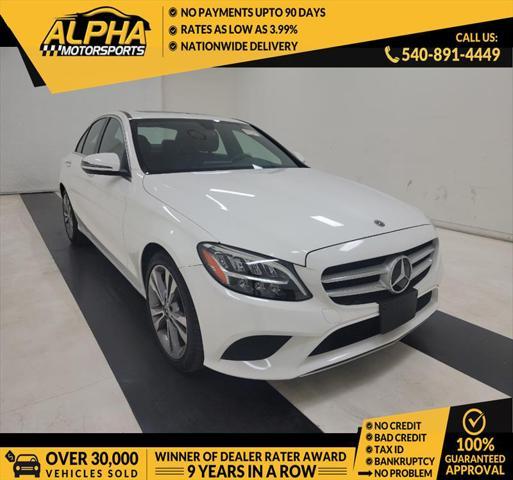 used 2019 Mercedes-Benz C-Class car, priced at $22,500