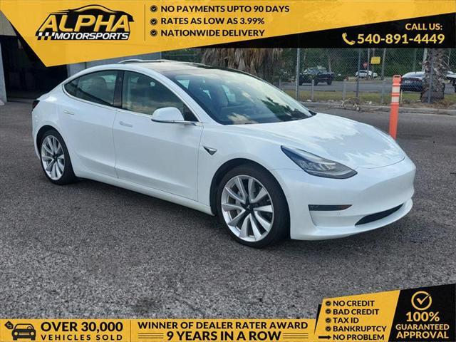 used 2020 Tesla Model 3 car, priced at $17,800
