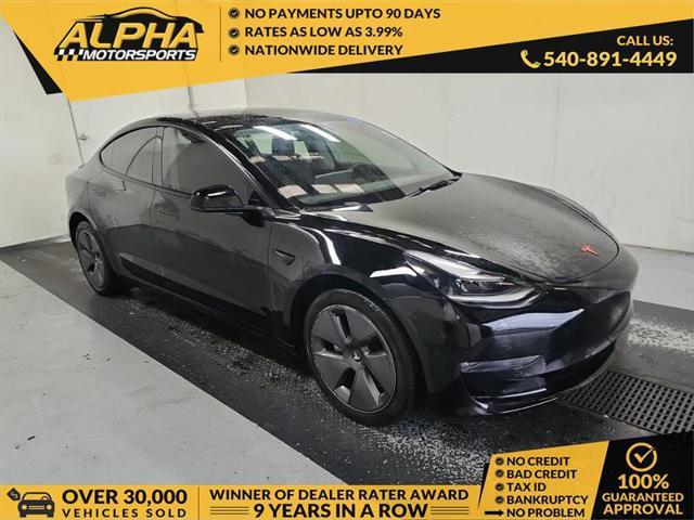 used 2022 Tesla Model 3 car, priced at $23,000