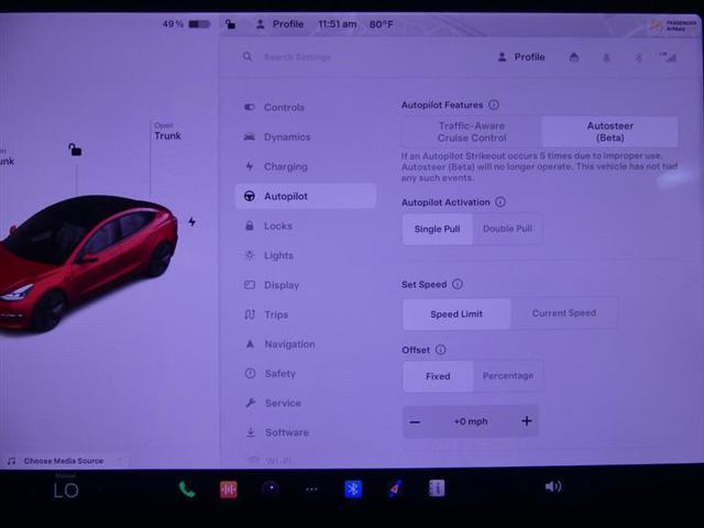 used 2021 Tesla Model 3 car, priced at $24,500