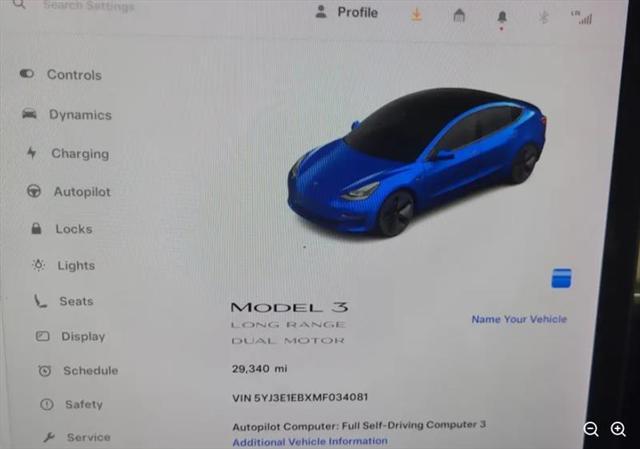 used 2021 Tesla Model 3 car, priced at $22,700