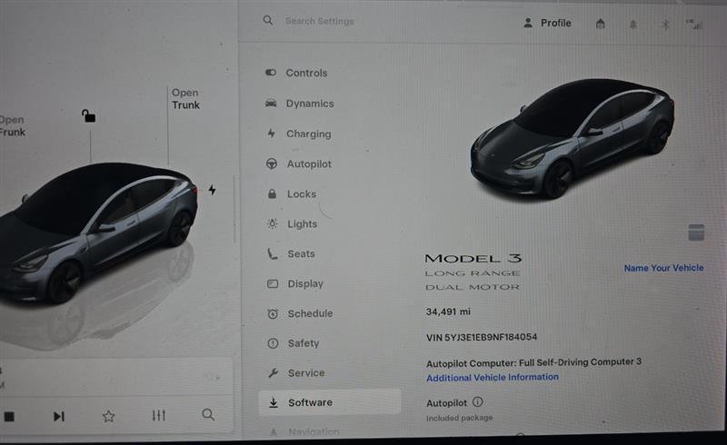 used 2022 Tesla Model 3 car, priced at $23,500