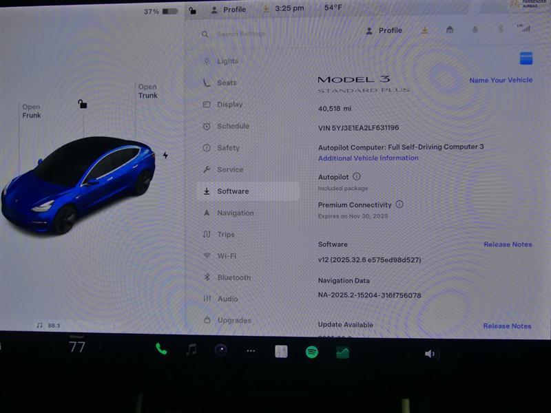 used 2020 Tesla Model 3 car, priced at $17,500