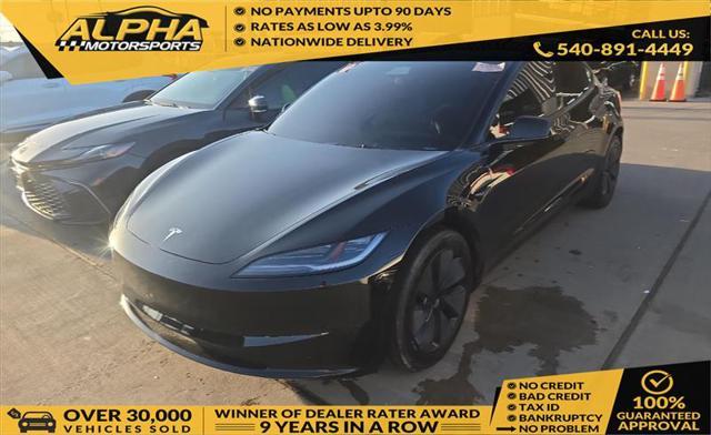 used 2025 Tesla Model 3 car, priced at $36,999