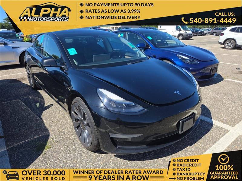 used 2022 Tesla Model 3 car, priced at $19,200