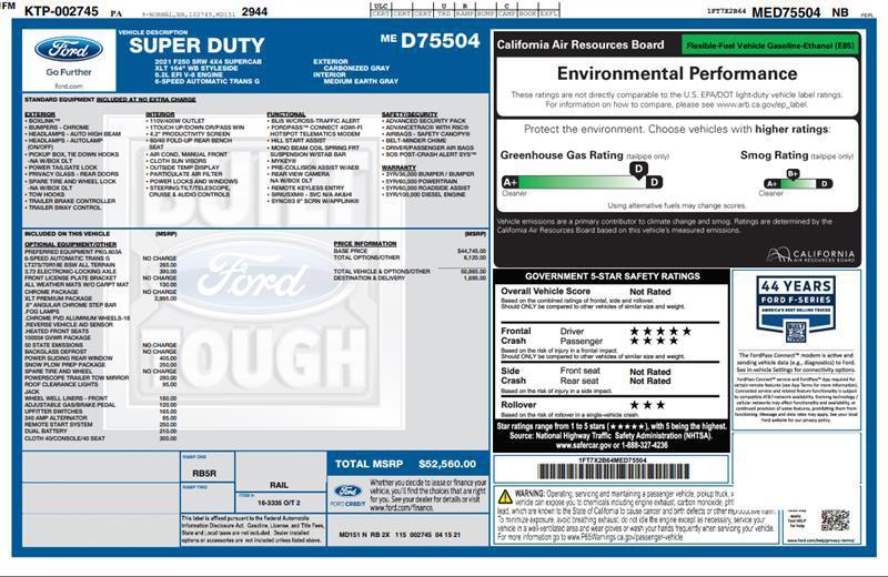 used 2021 Ford F-250 car, priced at $35,500
