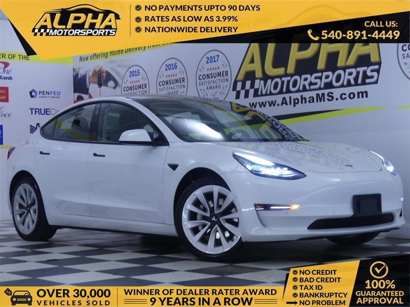 used 2022 Tesla Model 3 car, priced at $22,900
