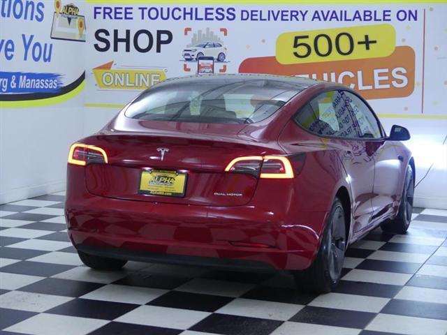 used 2021 Tesla Model 3 car, priced at $23,500