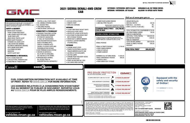 used 2021 GMC Sierra 3500 car, priced at $54,000