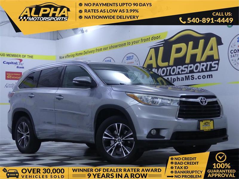 used 2016 Toyota Highlander car, priced at $21,000