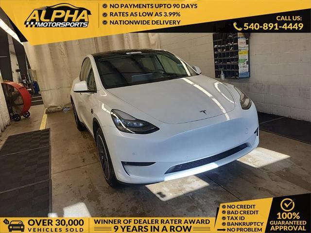 used 2021 Tesla Model Y car, priced at $22,500